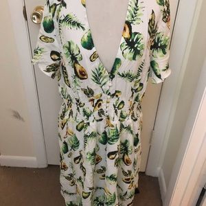 Forever 21 Dresses - Avocado Print Dress Forever 21 Dresses - Avocado Print Dress